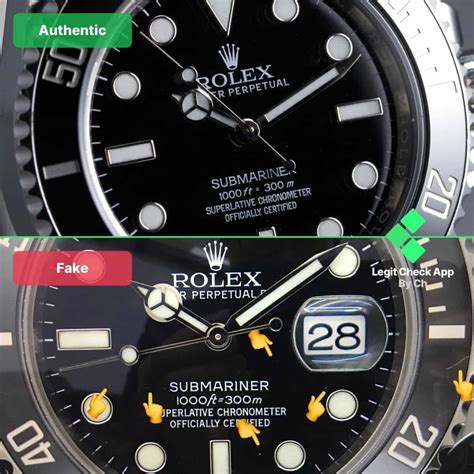 how to tell a fake rolex submariner|is my rolex submariner real.